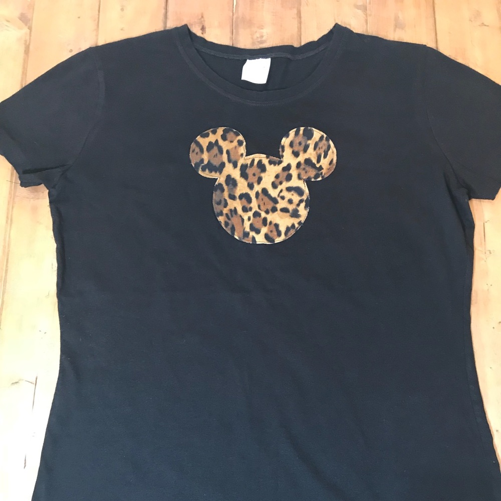 Custom Disneyworld Shirt Leopord Mickey